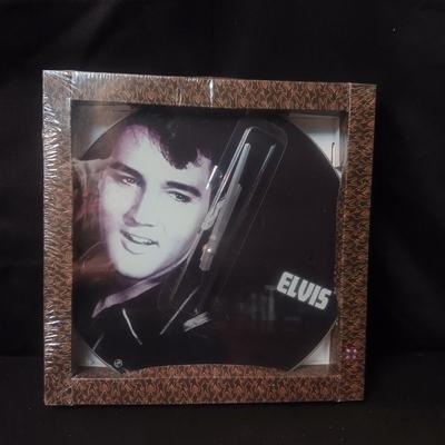 ELVIS 12" GLASS WALL CLOCK