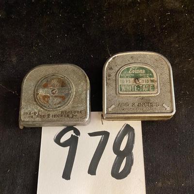 Vintage Tape Measure Lot