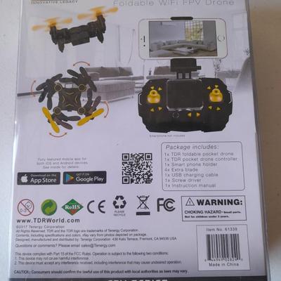 Tenergy TDR Sky Beetle Mini RC Drone with Camera Live Video, 2.4GHz FPV WiFi