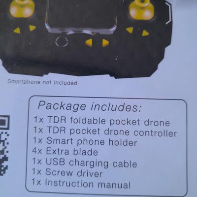Tenergy TDR Sky Beetle Mini RC Drone with Camera Live Video, 2.4GHz FPV WiFi