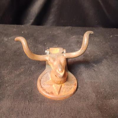 CAST IRON STEER DOOR KNOCKER