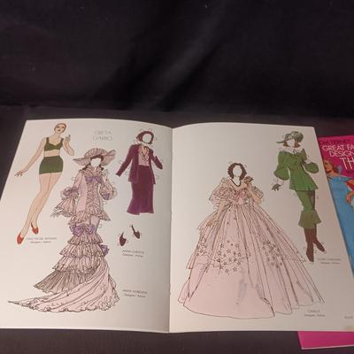 2 LIKE NEW BOOKS OF CUT-OUT DOLLS