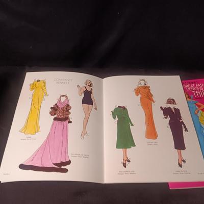 2 LIKE NEW BOOKS OF CUT-OUT DOLLS