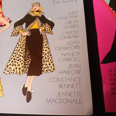 2 LIKE NEW BOOKS OF CUT-OUT DOLLS