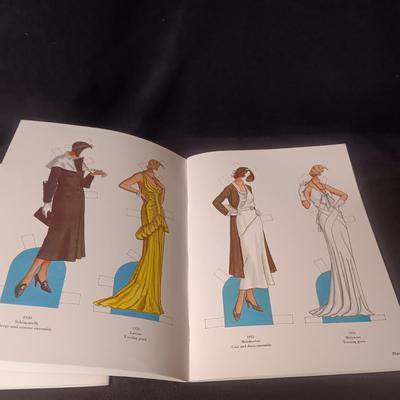 2 LIKE NEW BOOKS OF CUT-OUT DOLLS