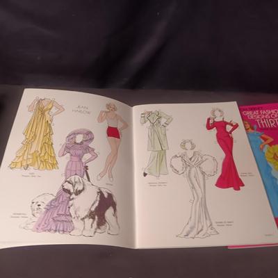 2 LIKE NEW BOOKS OF CUT-OUT DOLLS