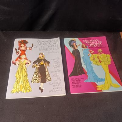 2 LIKE NEW BOOKS OF CUT-OUT DOLLS