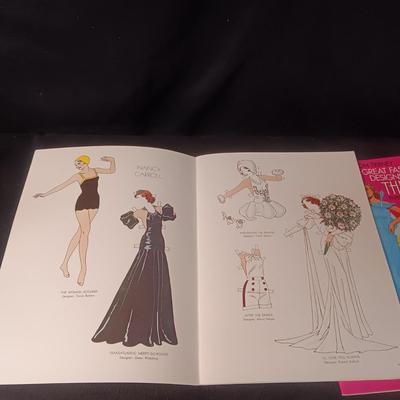 2 LIKE NEW BOOKS OF CUT-OUT DOLLS