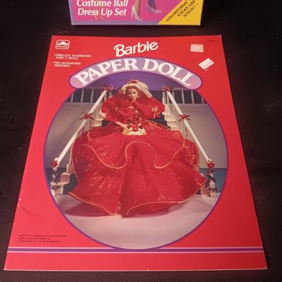 2 LIKE NEW BARBIE CUT-OUT PAPER AND COLORFORM DOLLS