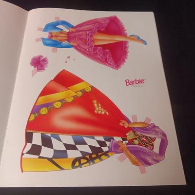 2 LIKE NEW BARBIE CUT-OUT PAPER AND COLORFORM DOLLS