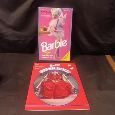 2 LIKE NEW BARBIE CUT-OUT PAPER AND COLORFORM DOLLS