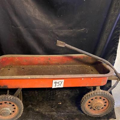 Vintage Red Wagon