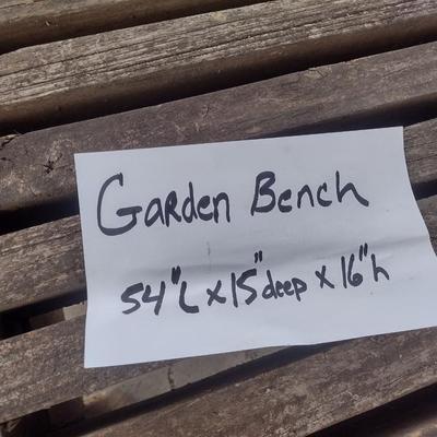 Wood Garden or Plant Bench
