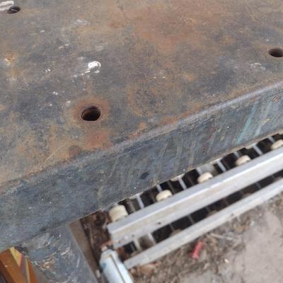 Steel Plate Worktable (No Contents)