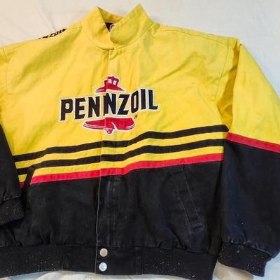 Vintage Pennzoil Racing Jacket 90s NASCAR Chase Authentics Men xl