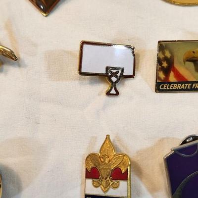Lot Of Lapel Pins Some Vintage and Sport, KU K State, Royals