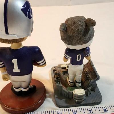 Lot of Kansas State Wildcats sport memorabilia with Wood Football Laser Engraved Bowling Pin Grid Works