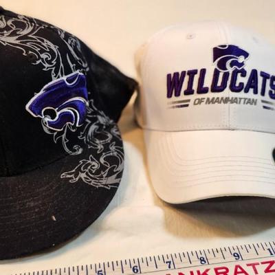 Lot of Kansas State Wildcats sport memorabilia with Wood Football Laser Engraved Bowling Pin Grid Works