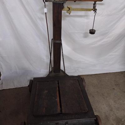 Antique Buffalo Scale Mercantile Floor Scale Buffalo, New York