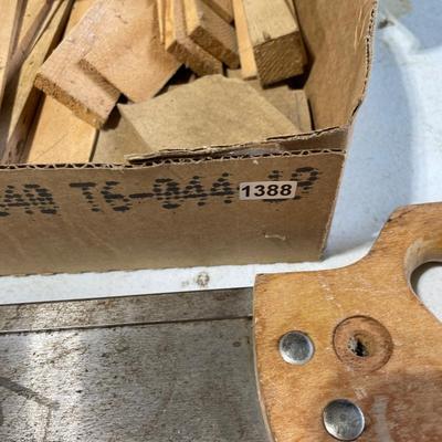 Saws and shims