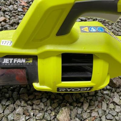 RYobi blower and battery pack