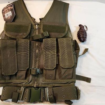 Condor ETV Elite Tactical Vest and practice throwing grenade