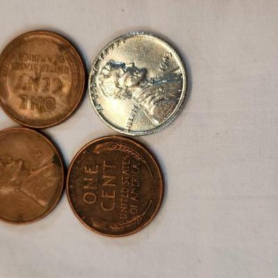 Over 250 Wheat pennies and one Steel 1943 wheat penny