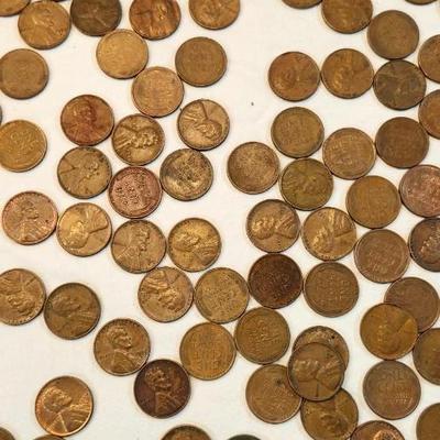 Over 250 Wheat pennies and one Steel 1943 wheat penny