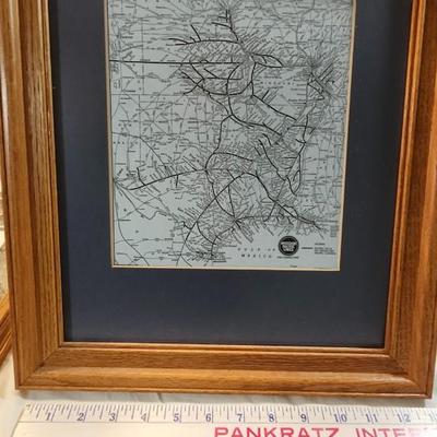 Railroad Lot Frisco Art work, Glass Etched Jewelry Box