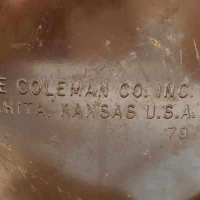 Coleman 275 Lantern with Fluted Picket Fence Globe Dated 9/79