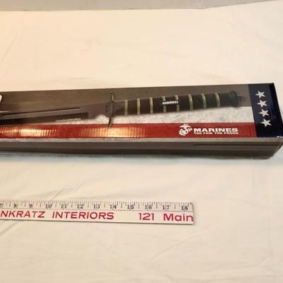 USMC Blackout Combat Tanto Sword