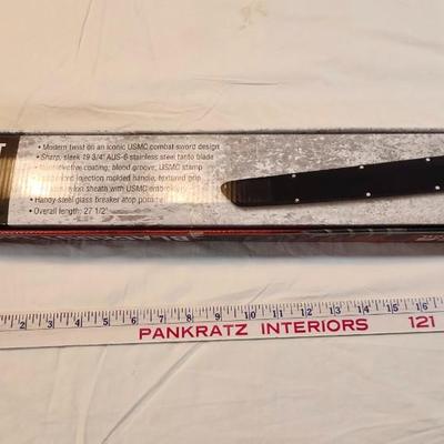 USMC Blackout Combat Tanto Sword