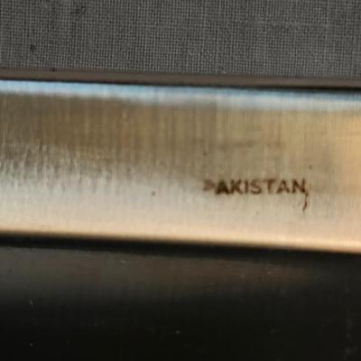 Dragon Head Handle Japanese Samurai Swords Blue With Gold Accents Pakistan