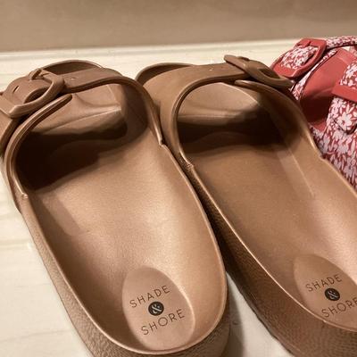 Plastic slip on shoes