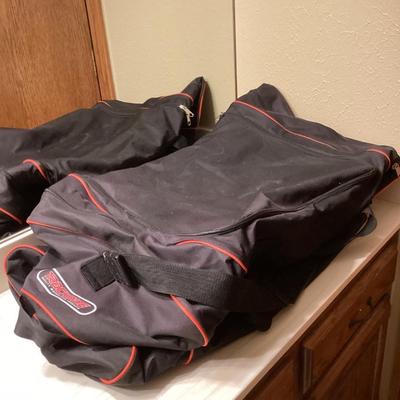 XL black duffel bag