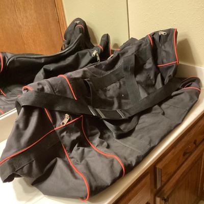XL black duffel bag