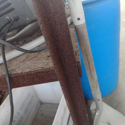 Metal Frame Storage Rack (No Contents)