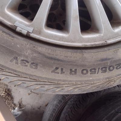 Set of Four BMW Rims with Tires