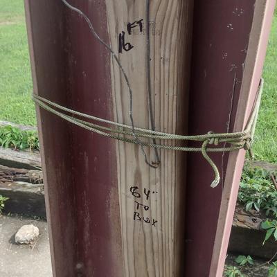 16' Contruction Site Utility Electric Hook Up Breaker Box