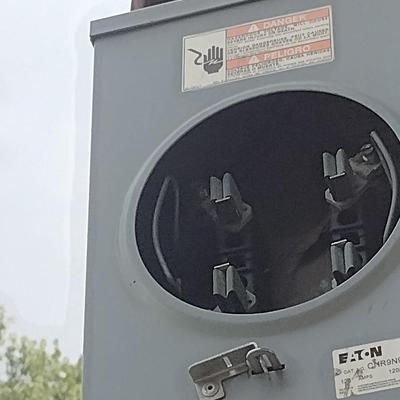 16' Contruction Site Utility Electric Hook Up Breaker Box