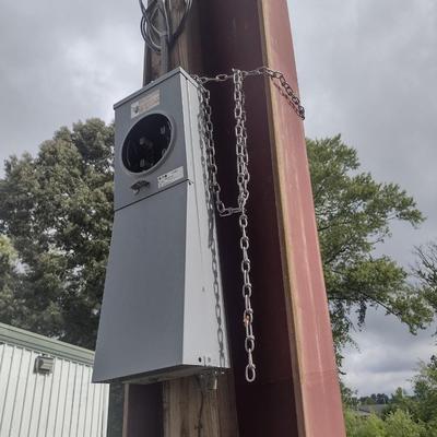 16' Contruction Site Utility Electric Hook Up Breaker Box
