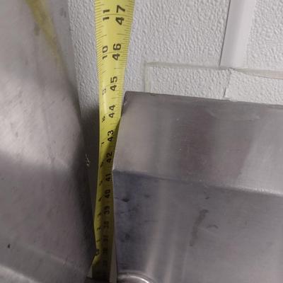Commercial NSF Two Compartment Sink with Faucet Set