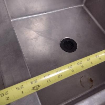 Commercial NSF Two Compartment Sink with Faucet Set