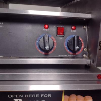 Commercial Star Hotdog Roller with Bun Warmer Bin