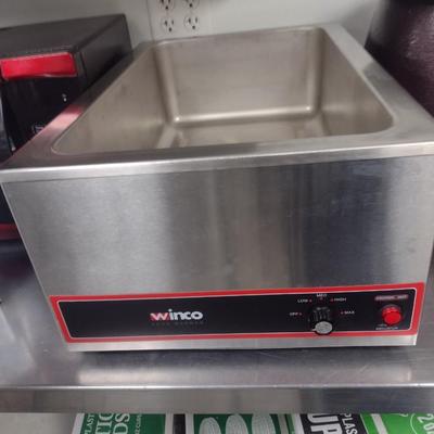 Commercial Winco Warmer Steam Bin