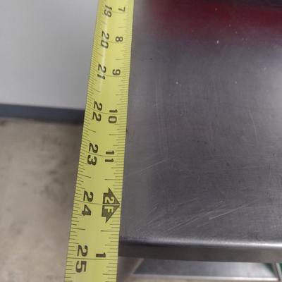 Commercial NSF Double Shelf 6' Worktable (No Contents)