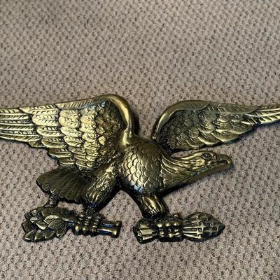 Brass Eagle Sculpture