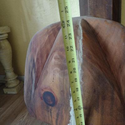 Chainsaw Wood Carved Mushroom