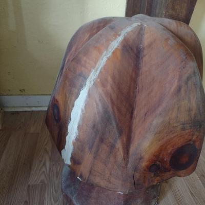 Chainsaw Wood Carved Mushroom