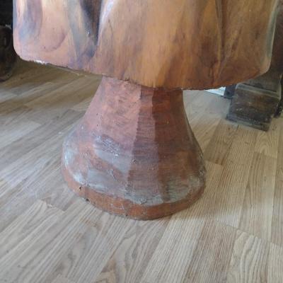 Chainsaw Wood Carved Mushroom